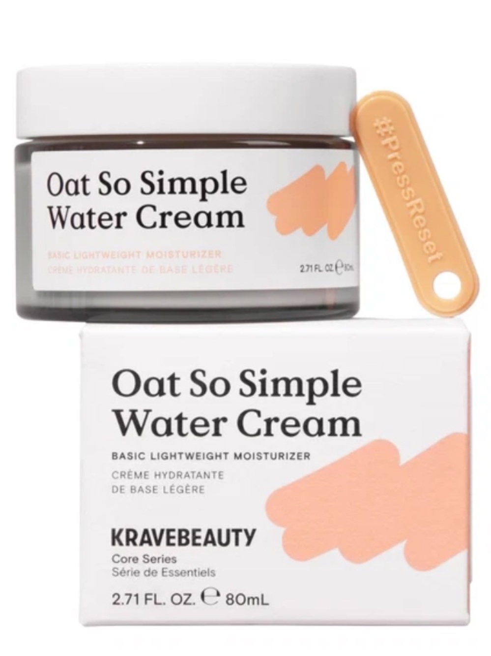 🌷 KraveBeauty Oat So Simple Water Cream Moisturizer New FullSz